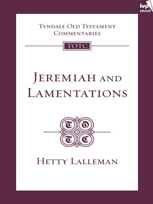 cover image of TOTC Jeremiah & Lamentations (New Edition)